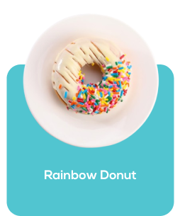 Rainbow Donut